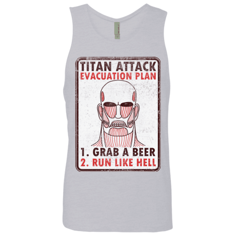 T-Shirts Heather Grey / Small Titan plan Men's Premium Tank Top