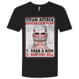 T-Shirts Black / X-Small Titan plan Men's Premium V-Neck