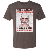 T-Shirts Macchiato / Small Titan plan Men's Triblend T-Shirt