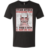 T-Shirts Vintage Black / Small Titan plan Men's Triblend T-Shirt