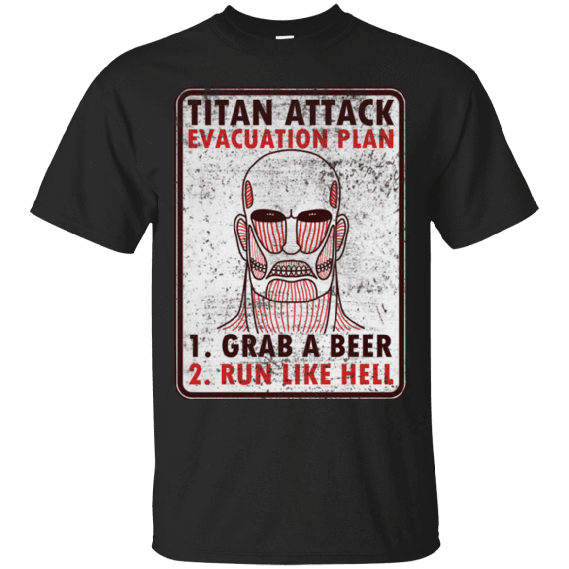 T-Shirts Black / Small Titan plan T-Shirt