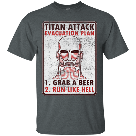 T-Shirts Dark Heather / Small Titan plan T-Shirt