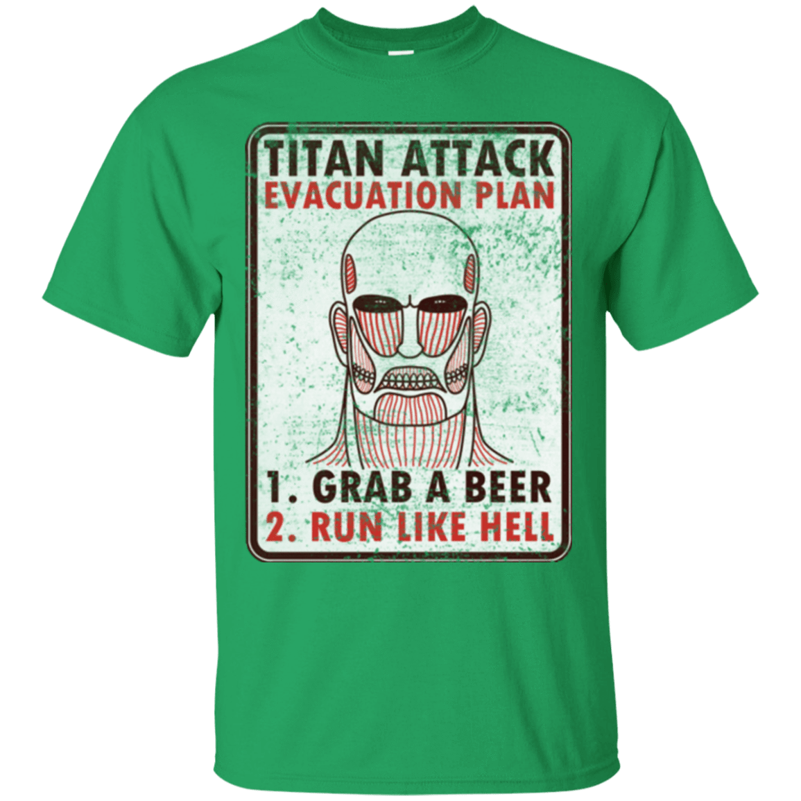 T-Shirts Irish Green / Small Titan plan T-Shirt