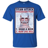 T-Shirts Royal / Small Titan plan T-Shirt