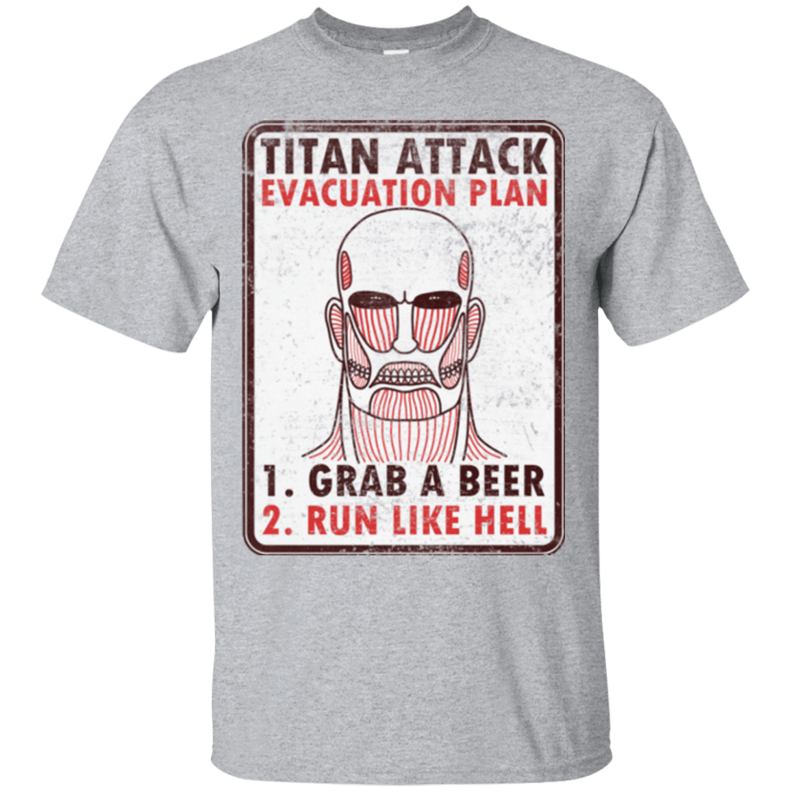 T-Shirts Sport Grey / Small Titan plan T-Shirt