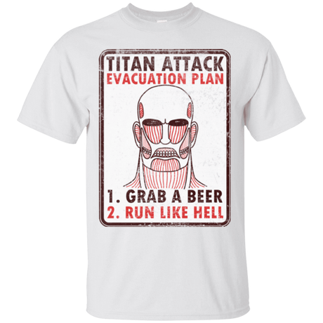 T-Shirts White / Small Titan plan T-Shirt