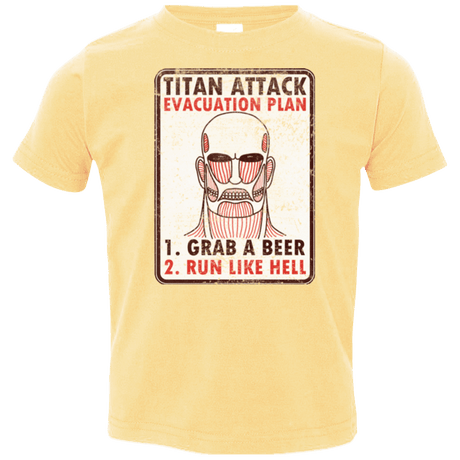 T-Shirts Butter / 2T Titan plan Toddler Premium T-Shirt
