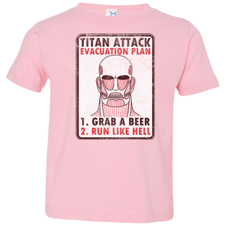 T-Shirts Pink / 2T Titan plan Toddler Premium T-Shirt