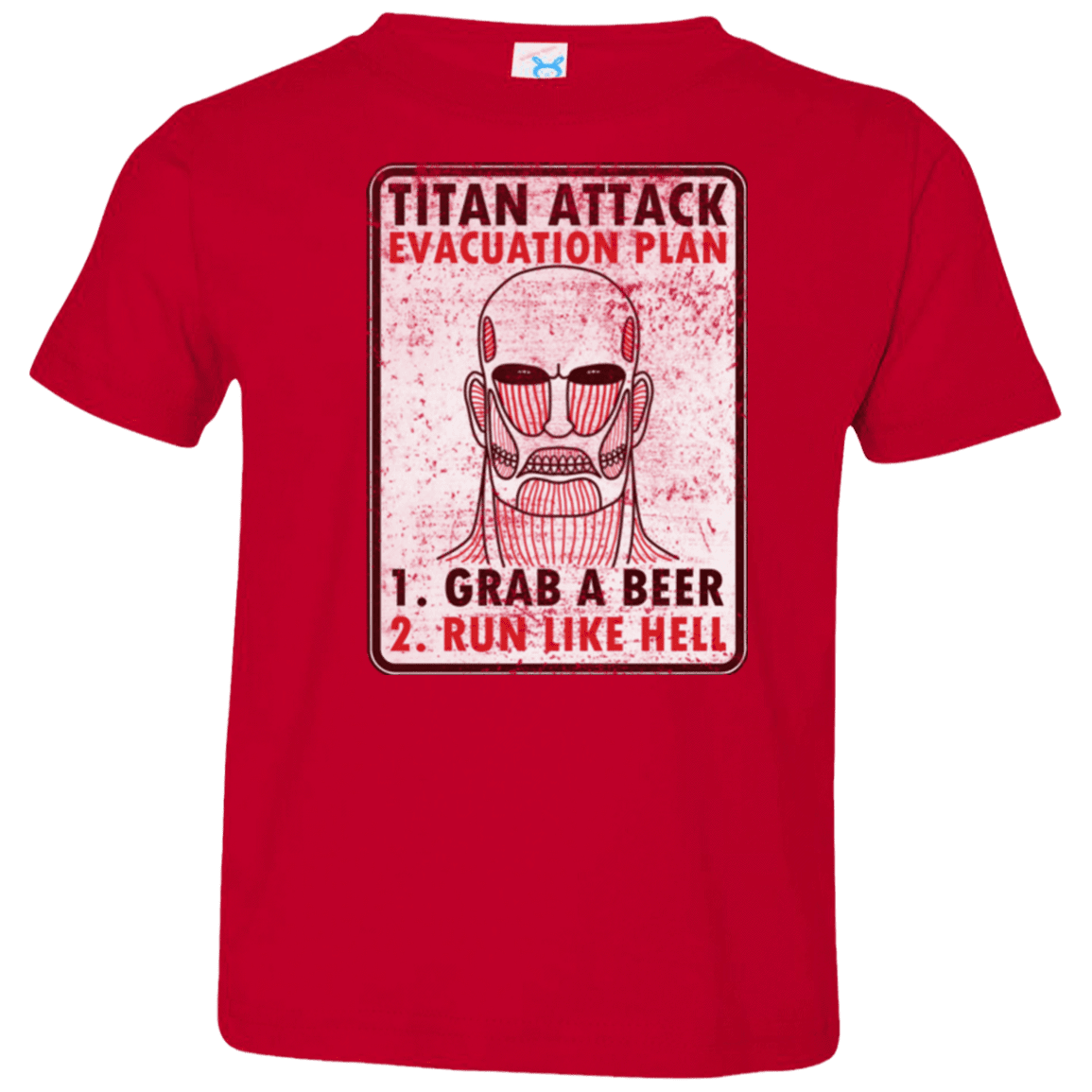 T-Shirts Red / 2T Titan plan Toddler Premium T-Shirt