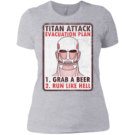 T-Shirts Heather Grey / X-Small Titan plan Women's Premium T-Shirt