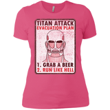 T-Shirts Hot Pink / X-Small Titan plan Women's Premium T-Shirt