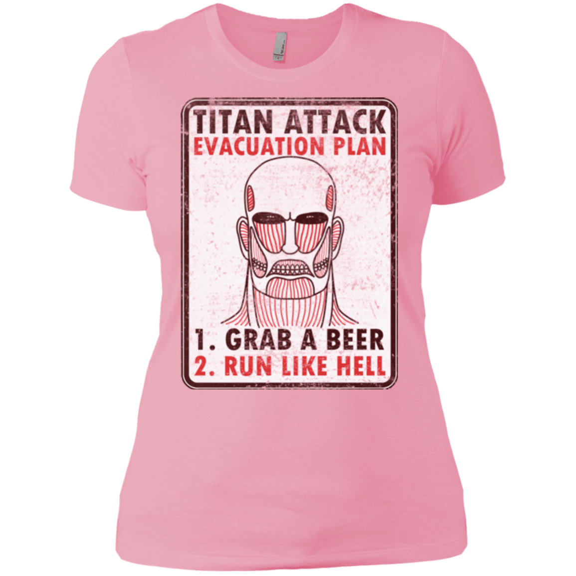 T-Shirts Light Pink / X-Small Titan plan Women's Premium T-Shirt