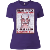 T-Shirts Purple / X-Small Titan plan Women's Premium T-Shirt