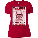 T-Shirts Red / X-Small Titan plan Women's Premium T-Shirt