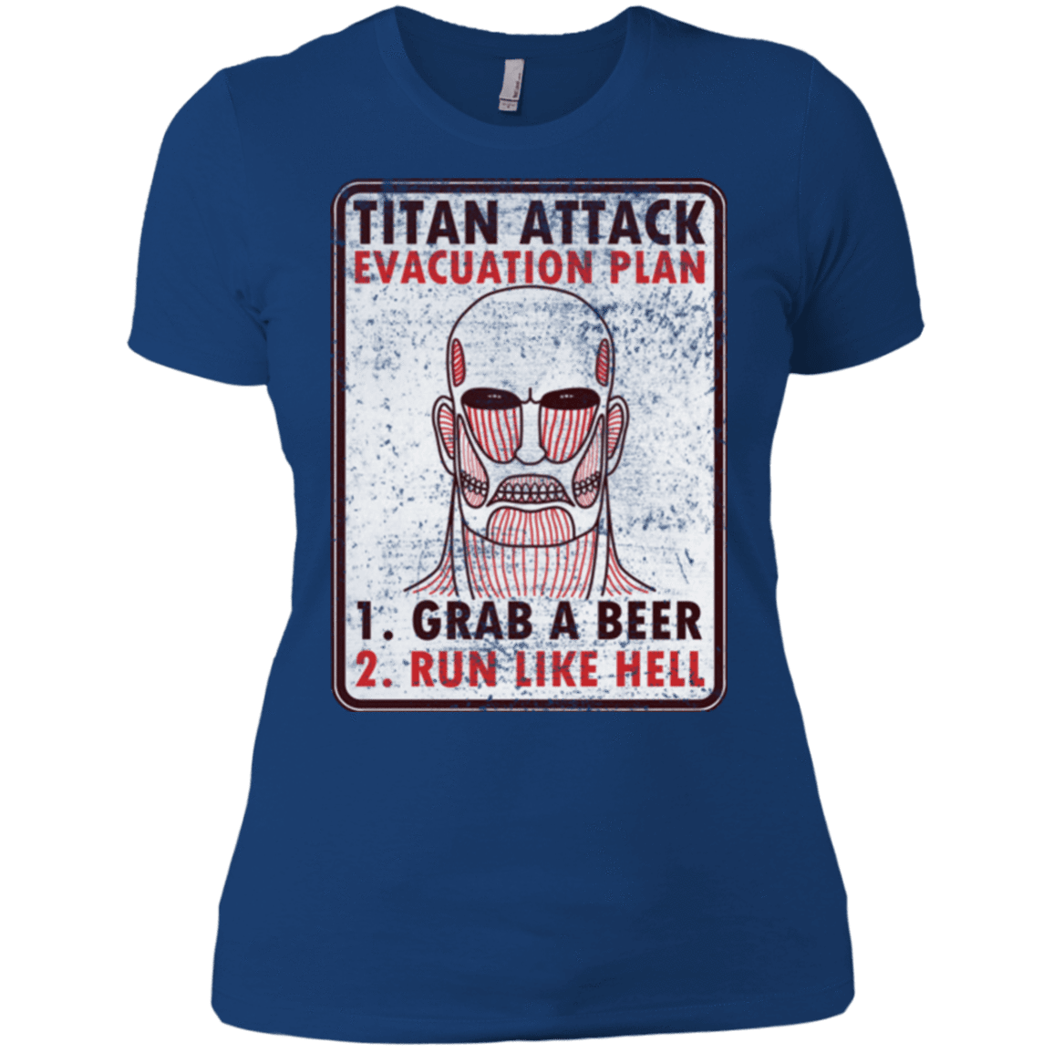 T-Shirts Royal / X-Small Titan plan Women's Premium T-Shirt