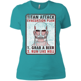 T-Shirts Tahiti Blue / X-Small Titan plan Women's Premium T-Shirt