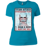 T-Shirts Turquoise / X-Small Titan plan Women's Premium T-Shirt