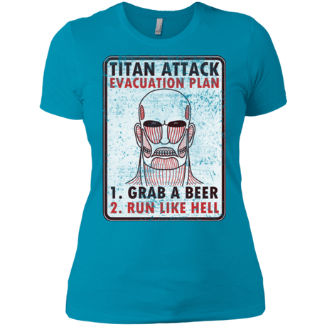T-Shirts Turquoise / X-Small Titan plan Women's Premium T-Shirt