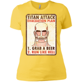 T-Shirts Vibrant Yellow / X-Small Titan plan Women's Premium T-Shirt