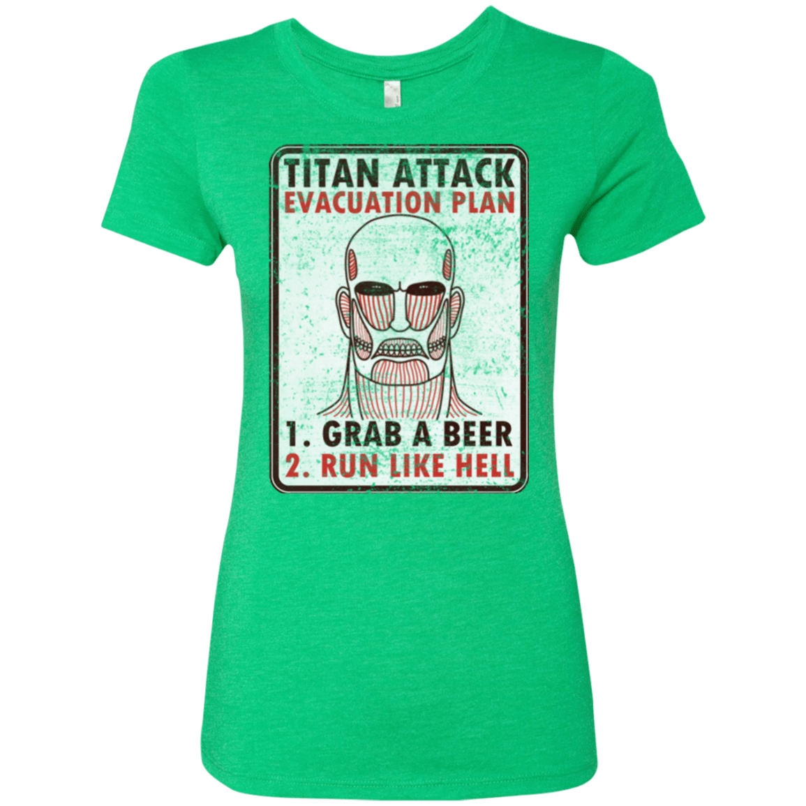 T-Shirts Envy / Small Titan plan Women's Triblend T-Shirt