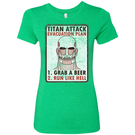 T-Shirts Envy / Small Titan plan Women's Triblend T-Shirt