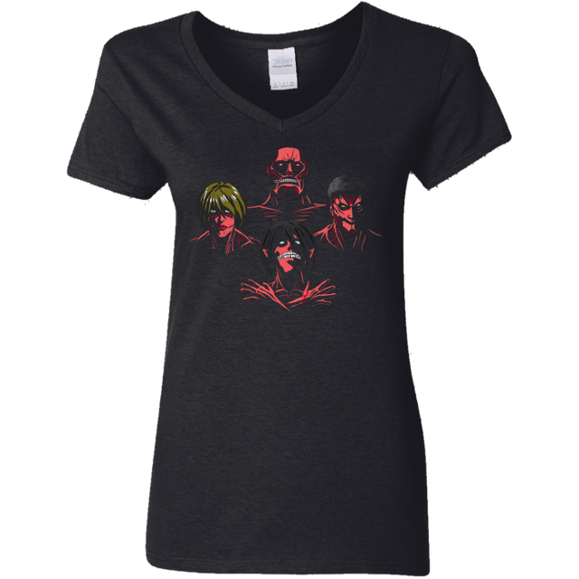 T-Shirts Black / S Titan Rhapsody Women's V-Neck T-Shirt