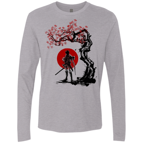 T-Shirts Heather Grey / Small Titan shifter under the sun Men's Premium Long Sleeve