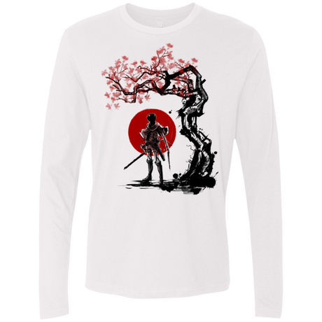 T-Shirts White / Small Titan shifter under the sun Men's Premium Long Sleeve