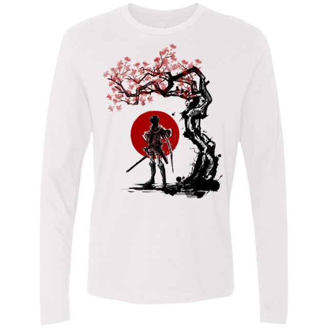 T-Shirts White / Small Titan shifter under the sun Men's Premium Long Sleeve