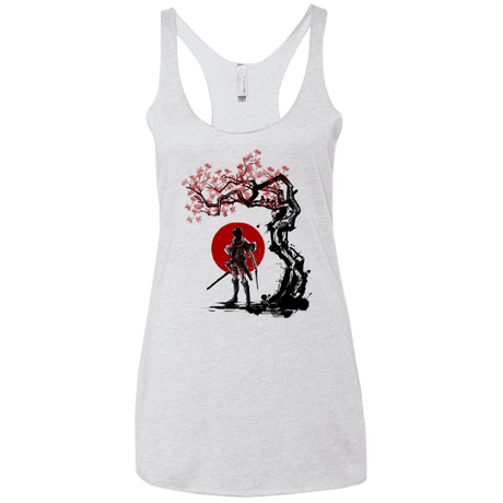 T-Shirts Heather White / X-Small Titan shifter under the sun Women's Triblend Racerback Tank