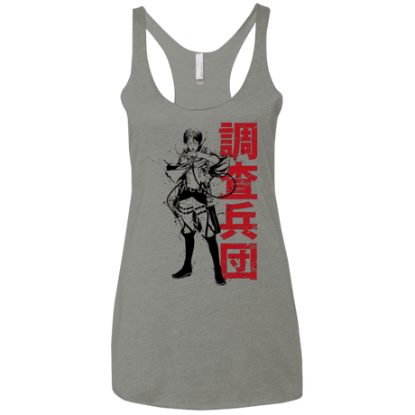 T-Shirts Venetian Grey / X-Small Titan Shifter Women's Triblend Racerback Tank