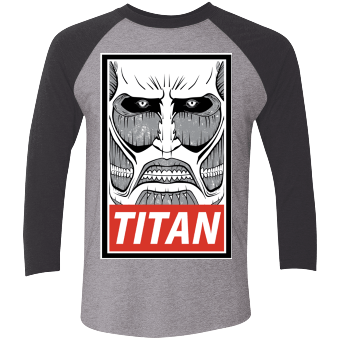 T-Shirts Premium Heather/ Vintage Black / X-Small Titan Triblend 3/4 Sleeve