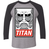 T-Shirts Premium Heather/ Vintage Black / X-Small Titan Triblend 3/4 Sleeve