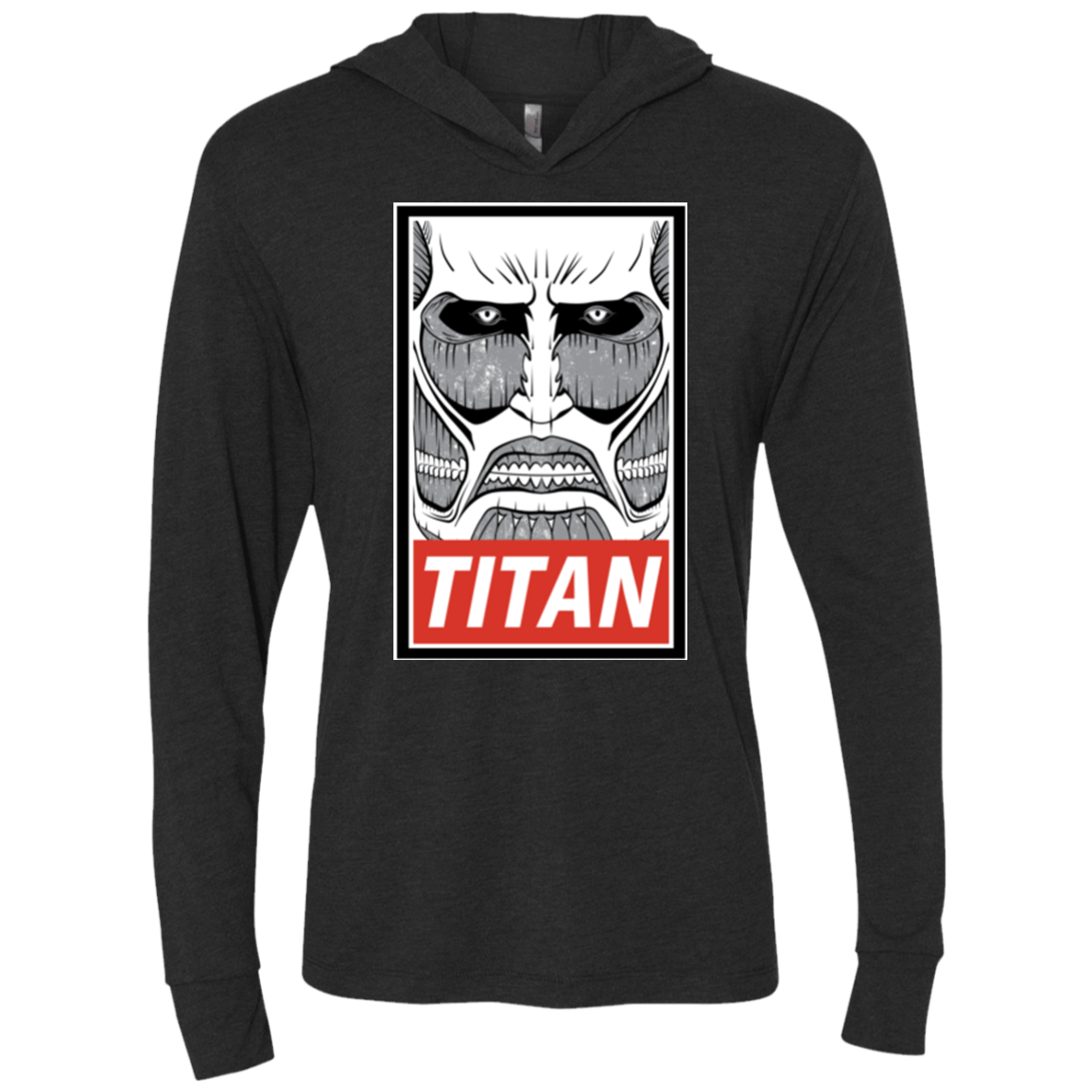 T-Shirts Vintage Black / X-Small Titan Triblend Long Sleeve Hoodie Tee