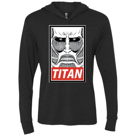 T-Shirts Vintage Black / X-Small Titan Triblend Long Sleeve Hoodie Tee