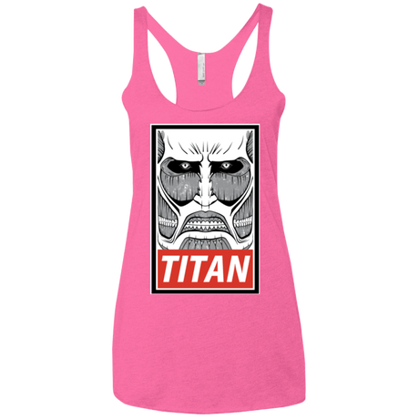 T-Shirts Vintage Pink / X-Small Titan Women's Triblend Racerback Tank