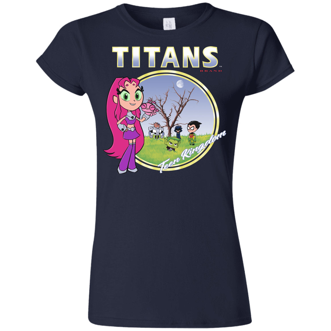 T-Shirts Navy / S Titans Junior Slimmer-Fit T-Shirt