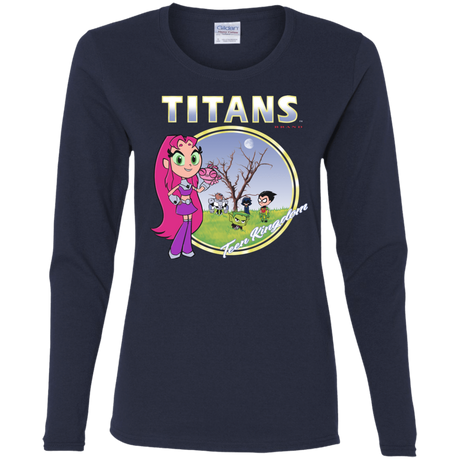 T-Shirts Navy / S Titans Women's Long Sleeve T-Shirt