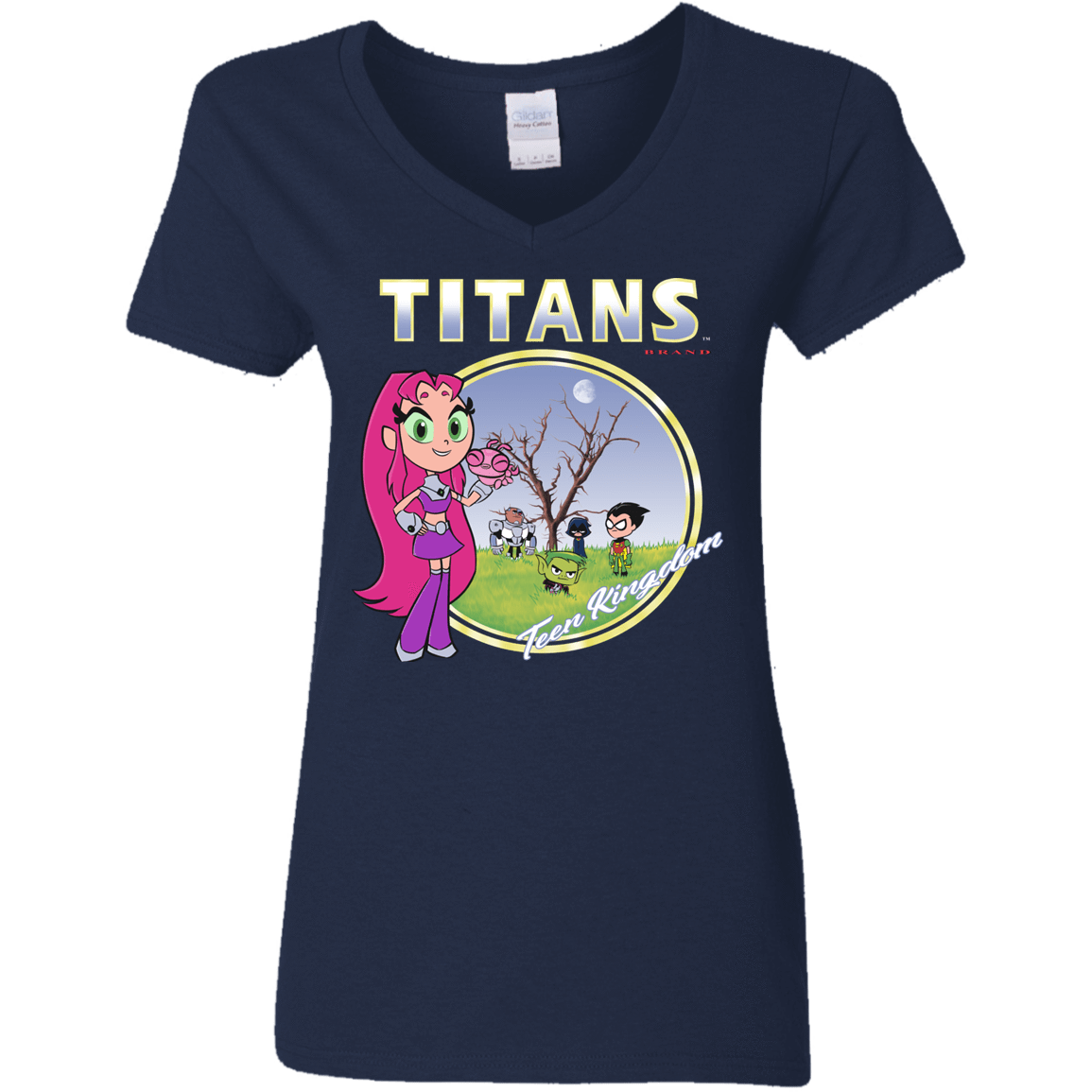 T-Shirts Navy / S Titans Women's V-Neck T-Shirt