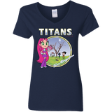 T-Shirts Navy / S Titans Women's V-Neck T-Shirt