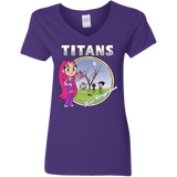 T-Shirts Purple / S Titans Women's V-Neck T-Shirt