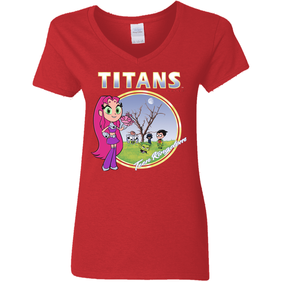 T-Shirts Red / S Titans Women's V-Neck T-Shirt