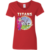 T-Shirts Red / S Titans Women's V-Neck T-Shirt