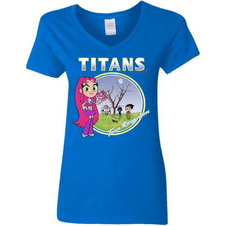 T-Shirts Royal / S Titans Women's V-Neck T-Shirt