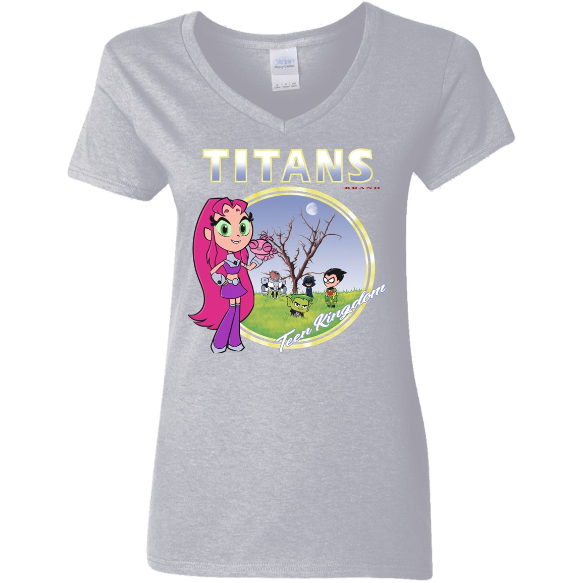 T-Shirts Sport Grey / S Titans Women's V-Neck T-Shirt