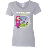 T-Shirts Sport Grey / S Titans Women's V-Neck T-Shirt