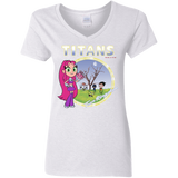 T-Shirts White / S Titans Women's V-Neck T-Shirt