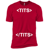 T-Shirts Red / YXS Tits Boys Premium T-Shirt