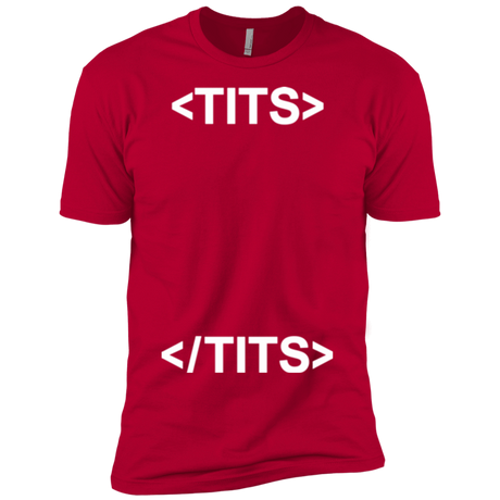T-Shirts Red / YXS Tits Boys Premium T-Shirt