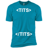 T-Shirts Turquoise / YXS Tits Boys Premium T-Shirt